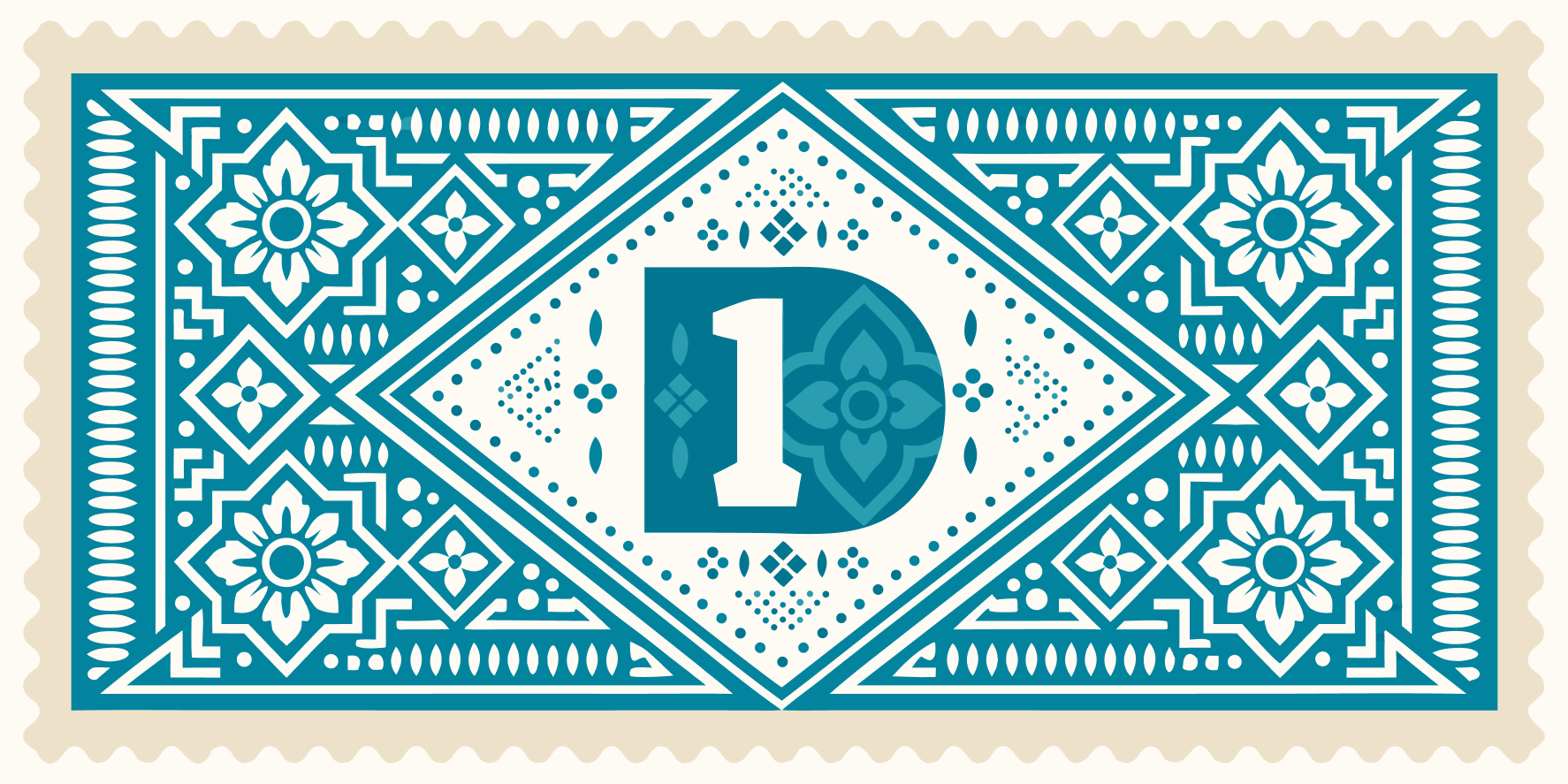 Dee Wan CMS — the Dee Wan letter mark set in a Thai-ornament banner